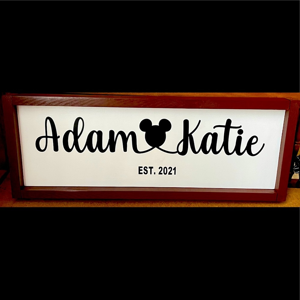 Custom sign reserved for Lauren